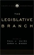Institutions of American Democracy : The Legislative Branch