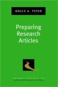 Preparing Research Articles