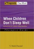 Pediatric Sleep Disorders: Therapist Guide