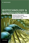 Biotechnology & Nanotechnology Regulation Under Environmental, Health, and Safety Laws