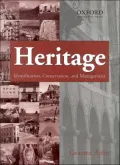 Heritage: Identification, Conservation and Management