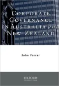 Corporate Governance in Australia and New Zealand