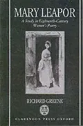 Mary Leapor: A Study in Eighteenth-Century Women's Poetry