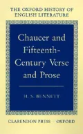 Chaucer and Fifteenth-Century Verse and Prose