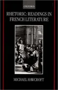 Rhetoric: Readings in French Literature