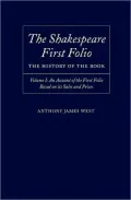 An Account of the First Folio Based on Its Sales and Prices, 1623-2000, Vol. 1
