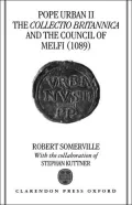Pope Urban II, the Collectio Britannica, and the Council of Melfi (1089)