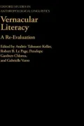 Vernacular Literacy: A Re-evaluation