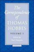 The Correspondence of Thomas Hobbes, 1622-1659, Vol. 1