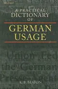 A practical dictionary of German usage