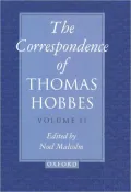 The Correspondence of Thomas Hobbes, 1660-1679, Vol. 2