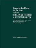 Criminal Justice and Human Rights, Vol. 1