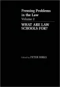 What Are Law Schools For?