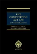 Competition Act 1998 Law and Practice