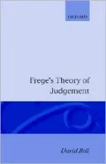 Frege's Theory of Judgement