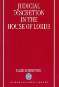 Judicial Discretion in the House of Lords