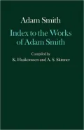 Index to the Works of Adam Smith