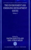 Book cover of The Environment and Emerging Development Issues, Vol. 2