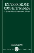 Enterprise and Competitiveness: A Systems View of International Business