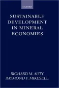 Sustainable Development in Mineral Economies