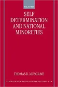 Self-Determination and National Minorities
