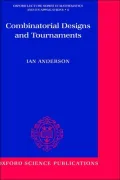Combinatorial Designs and Tournaments