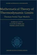 The Mathematical Theory of Thermodynamic Limits: Thomas-Fermi Type Models