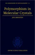 Polymorphism in Molecular Crystals