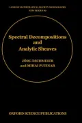 Spectral Decompositions and Analytic Sheaves