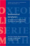 Mathematical Geophysics: An Introduction to Rotating Fluids and the Navier-Stokes Equations