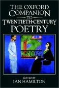 Twentieth-Century Poetry in English