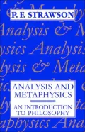 Analysis and Metaphysics: An Introduction to Philosophy