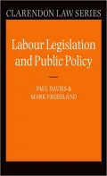 Labour legislation and public policy