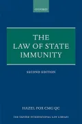 The Law of State Immunity