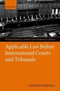 Applicable Law Before International Courts and Tribunals (Check Info and Delete This Occurre...