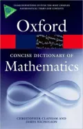 The Concise Oxford Dictionary of Mathematics