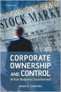 Corporate Ownership and Control: British Business Transformed