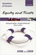 Q and A: Equity and Trusts 2008 And 2009