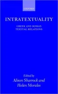 Intratextuality: Greek and Roman Textual Relations