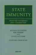 State Immunity: Selected Materials and Commentary