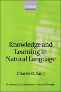 Knowledge and Learning in Natural Language
