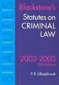 Statutes on Criminal Law