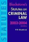 Statutes on Criminal Law