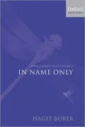 Structuring Sense: In Name Only, Vol. 1