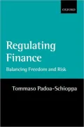 Regulating Finance: Balancing Feeedom and Risk