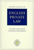 English Private Law: Second Cumulative Updating Supplement