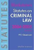 Blackstone's Statutes On Criminal Law 2004-2005