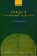 The Logic of Conventional Implicatures