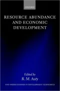 Resource Abundance and Economic Development