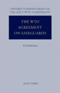 WTO Agreement on Safeguards: A Commentary
